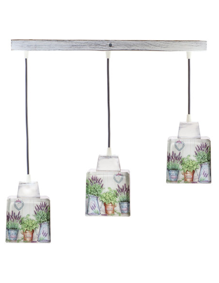 Lampa wisząca SCANDIA LAWENDOWY OGRÓD 3L