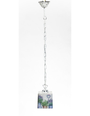 Lampa PROWANSALSKA wisząca na łańcuchu SCANDIA...