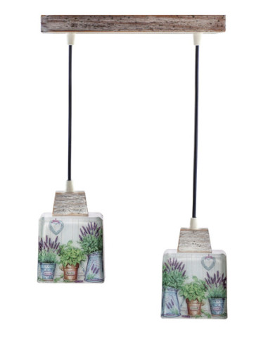 Lampa wisząca SONOMA LAWENDOWY OGRÓD 2L