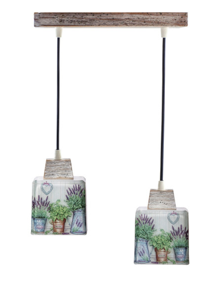 Lampa wisząca SONOMA LAWENDOWY OGRÓD 2L