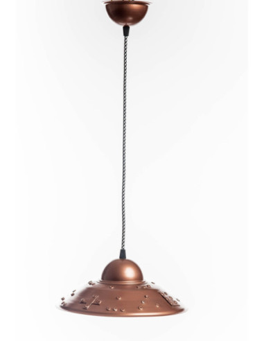 Lampa LOFTOWA wisząca KIRA miedziana