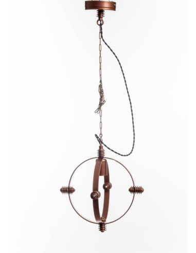 Lampa LOFTOWA wisząca SUPERNOVA miedziana