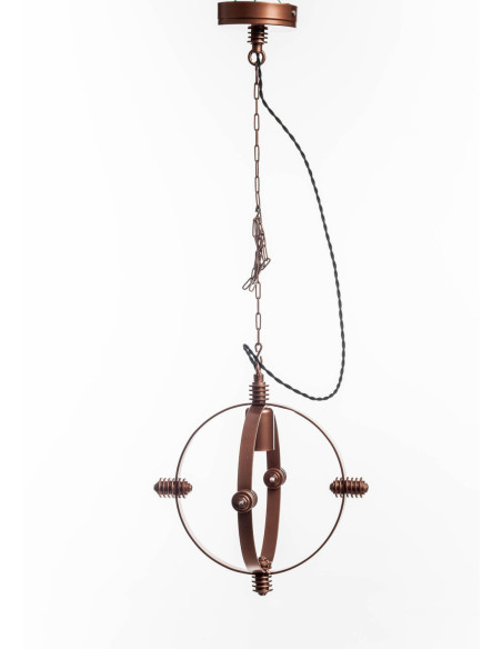 Lampa LOFTOWA wisząca SUPERNOVA miedziana