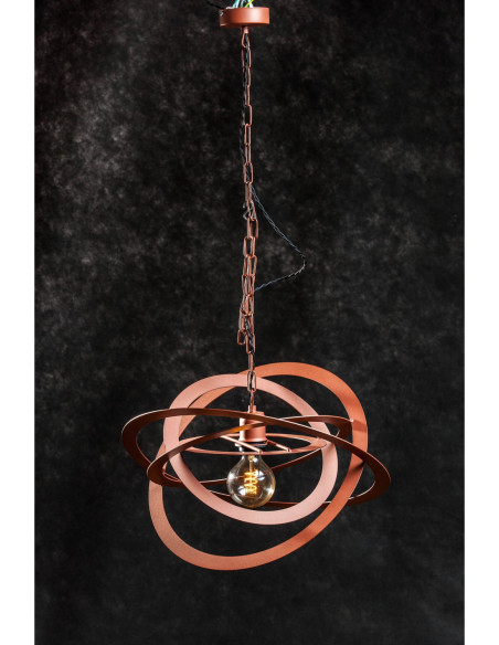 Lampa industrialna GALAKTYKA MIEDŹ GŁADKA