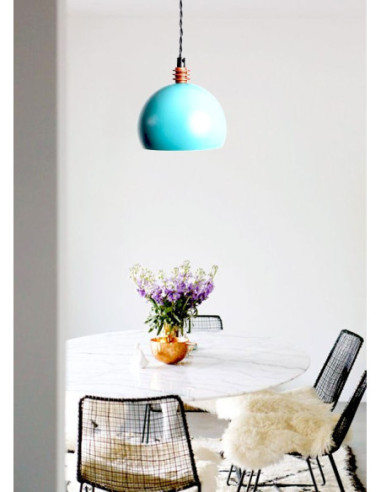 Lampa wisząca TESTER 1L /MIĘTA/MIEDŹ