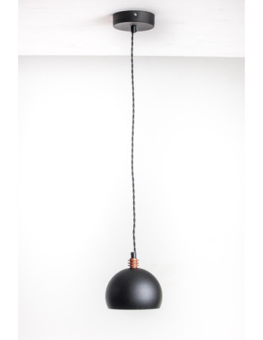 Lampa wisząca TESTER 1L /CZARNA/CZARNY