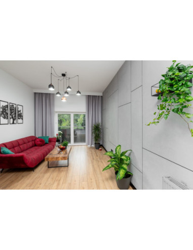 Lampa pająk TESTER 7LP/6 CZARNY+1 MIEDŹ/CZARNY