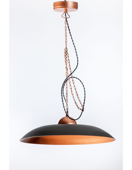 Lampa industrialna GUCIO 44 CZARNY/MIEDŹ