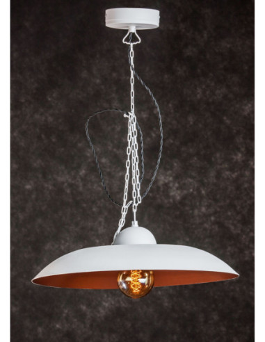 Lampa industrialna GUCIO 44 BIAŁY/MIEDŹ