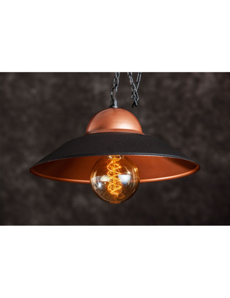 Lampa industrialna MAJA 28 CZARNY/MIEDŹ