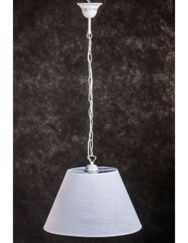 Lampa wisząca prowansalska STOŻEK BIAŁY/ ŁAŃCUCH