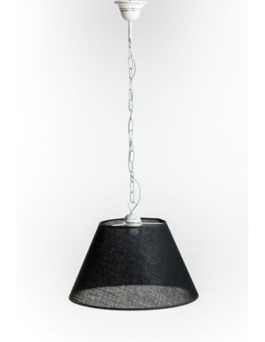 Lampa wisząca prowansalska STOŻEK CZARNY/...