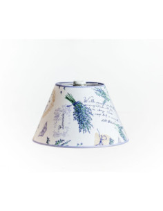 Abażur stożek lawenda...