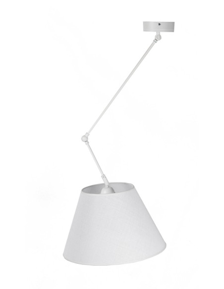 Abażur stożek biały Fi-40/Fi-20/H-24 E27 MOCOWANIE GÓRNE