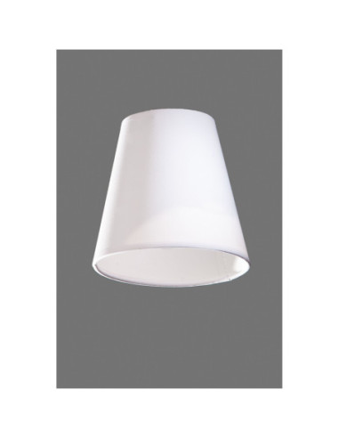 Abażur stożek biały Fi-15/Fi-9/H-14,5 E-27