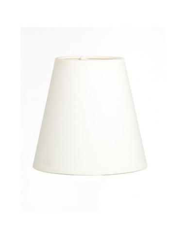 Abażur stożek ecru Fi-15/Fi-9/H-14,5  E 14