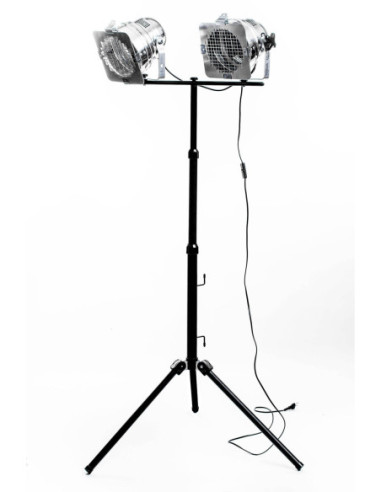 LAMPA INDUSTRIALNA NA STATYWIE 2-PUNKTOWA