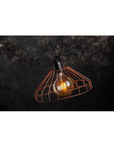 LAMPA WISZĄCA GABBIA /MIEDŹ/CZARNY