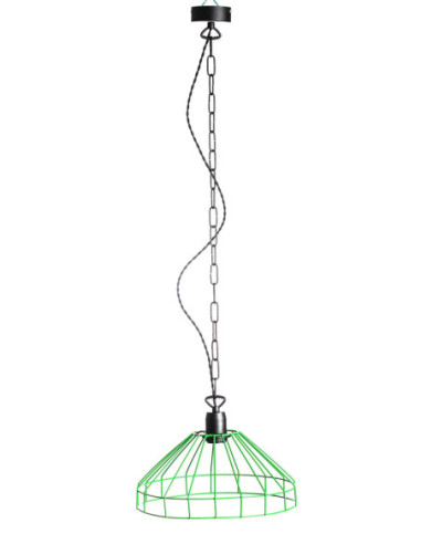 LAMPA WISZĄCA GABBIA /GREENERY/CZARNY