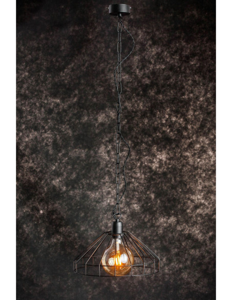 LAMPA WISZĄCA GABBIA /CZARNY