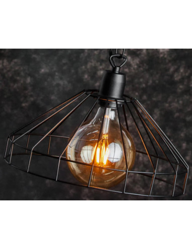 LAMPA WISZĄCA GABBIA /CZARNY