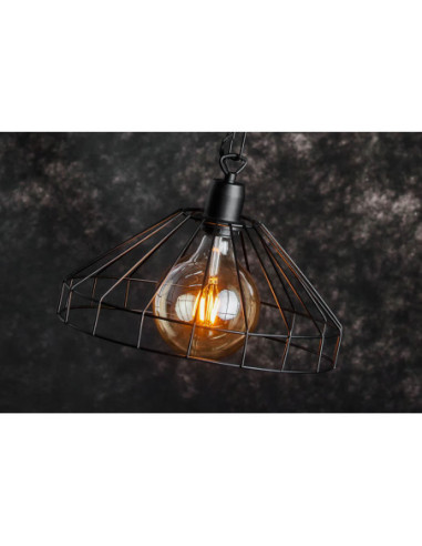 LAMPA WISZĄCA GABBIA /CZARNY