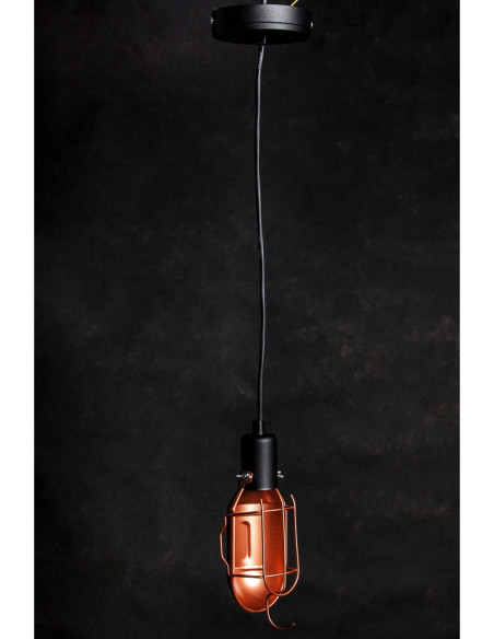 Lampa loftowa MECHANICAL 1 miedź