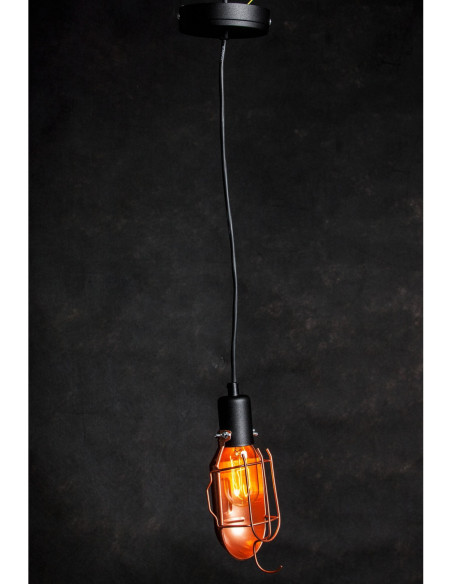 Lampa loftowa MECHANICAL 1 miedź