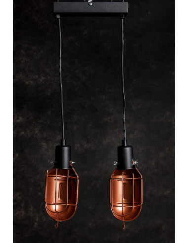 Lampa loftowa MECHANICAL 2 miedź