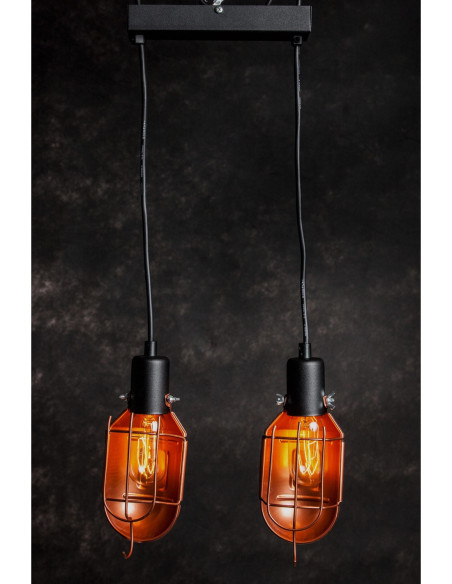 Lampa loftowa MECHANICAL 2 miedź