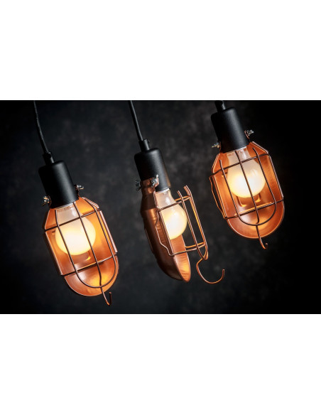 Lampa loftowa MECHANICAL 3 miedź