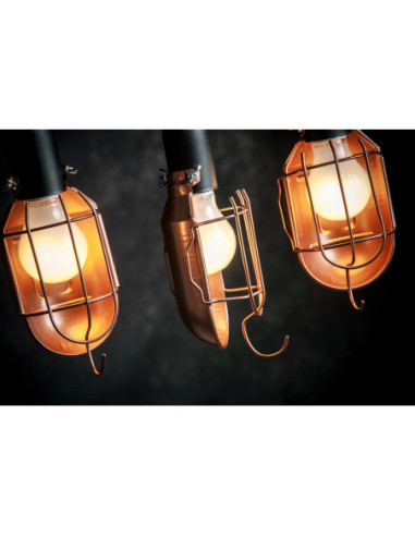 Lampa loftowa MECHANICAL 3 miedź