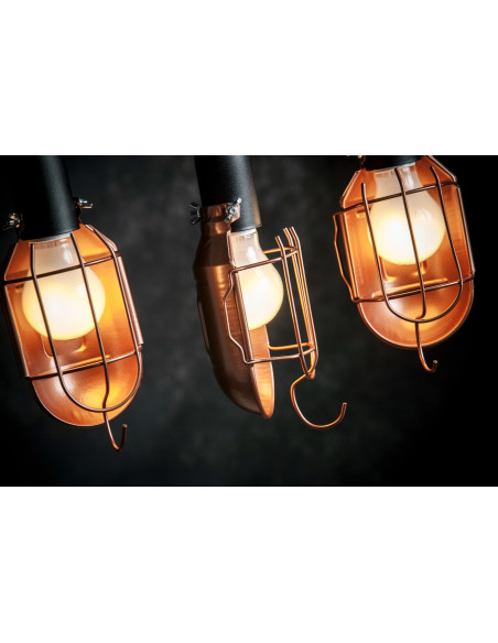 Lampa loftowa MECHANICAL 3 miedź