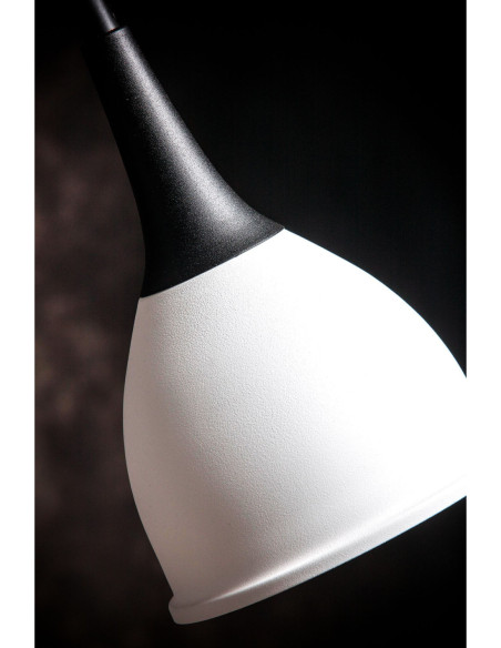 LAMPA PAJĄK - MONIC CZARNO-BIAŁY