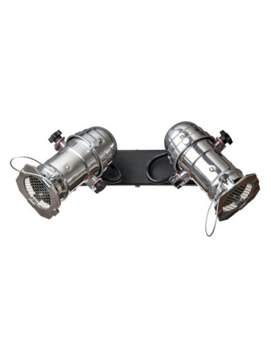 Reflektor DRAGON 2-PKT/SILVER KINKIET