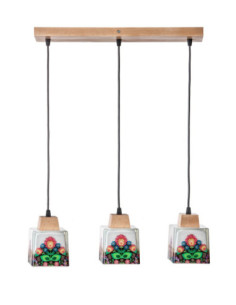 Lampa Folkowa 3A/DREWNO...