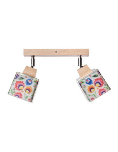 Plafon Folkowy 2B/DREWNO WOSKOWANE