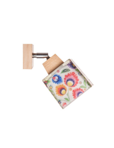 Kinkiet Folkowy 1B/DREWNO WOSKOWANE