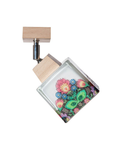 Plafon Folkowy 1A/DREWNO WOSKOWANE