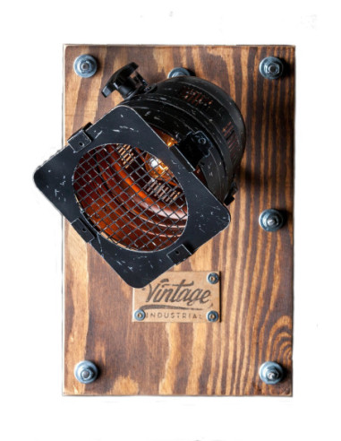 Kinkiet LOFTOWY LOFT BROWN REFLEKTOR...