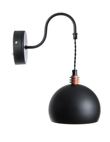 Kinkiet TESTER CZARNY/CZARNY