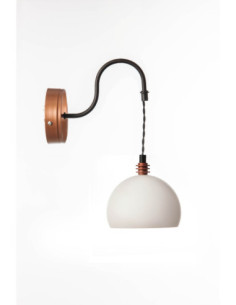 Kinkiet TESTER BIAŁY/MIEDŹ