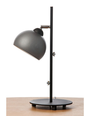 TESTER SZARA PERŁOWA-LAMPA BIURKOWA