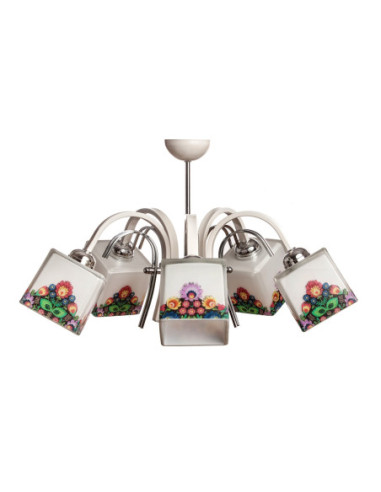 Żyrandol FOLKOWY 5A