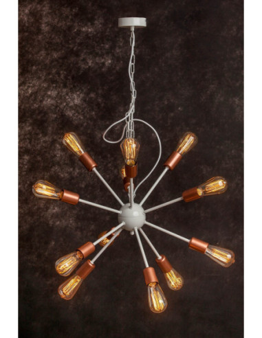 Lampa wisząca GENEWA 12PKT /beżowa/