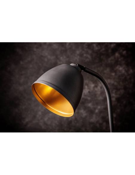 GENUA  SZARO PERŁOWA -ZŁOTA LAMPA PODŁOGOWA