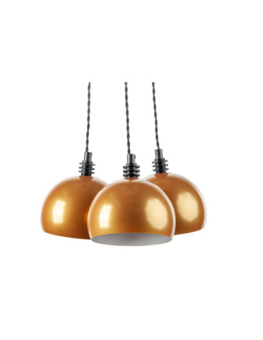 Lampa wisząca TESTER 3L/ZŁOTO /CZARNY