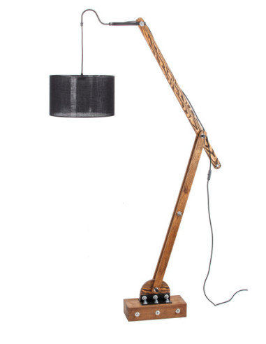 Lampa loftowa stojąca WOODEN CRANE /HANDMADE/...