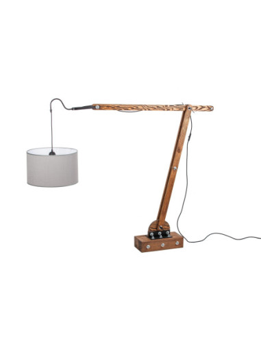 Lampa loftowa stojąca WOODEN CRANE /HANDMADE/...