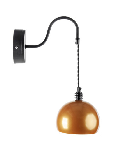 Kinkiet TESTER ZŁOTO/CZARNY